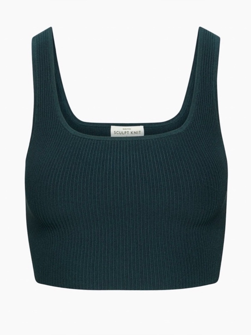 Aritzia SCULPT KNIT SQUARENECK CROPPED TANK